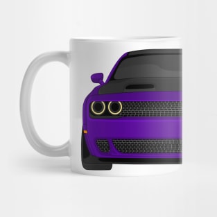 DODGE HELLCAT FRONT  PURPLE Mug